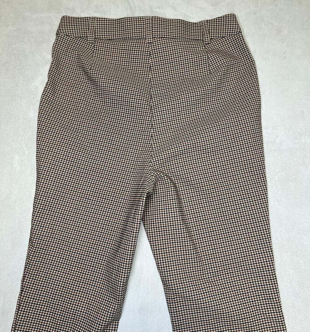 Rafaella Women's Brown Plaid Trousers Size 10 - Picture 9 of 10